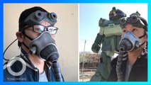 Masker unik, terinspirasi dari karakter Gundam - TomoNews