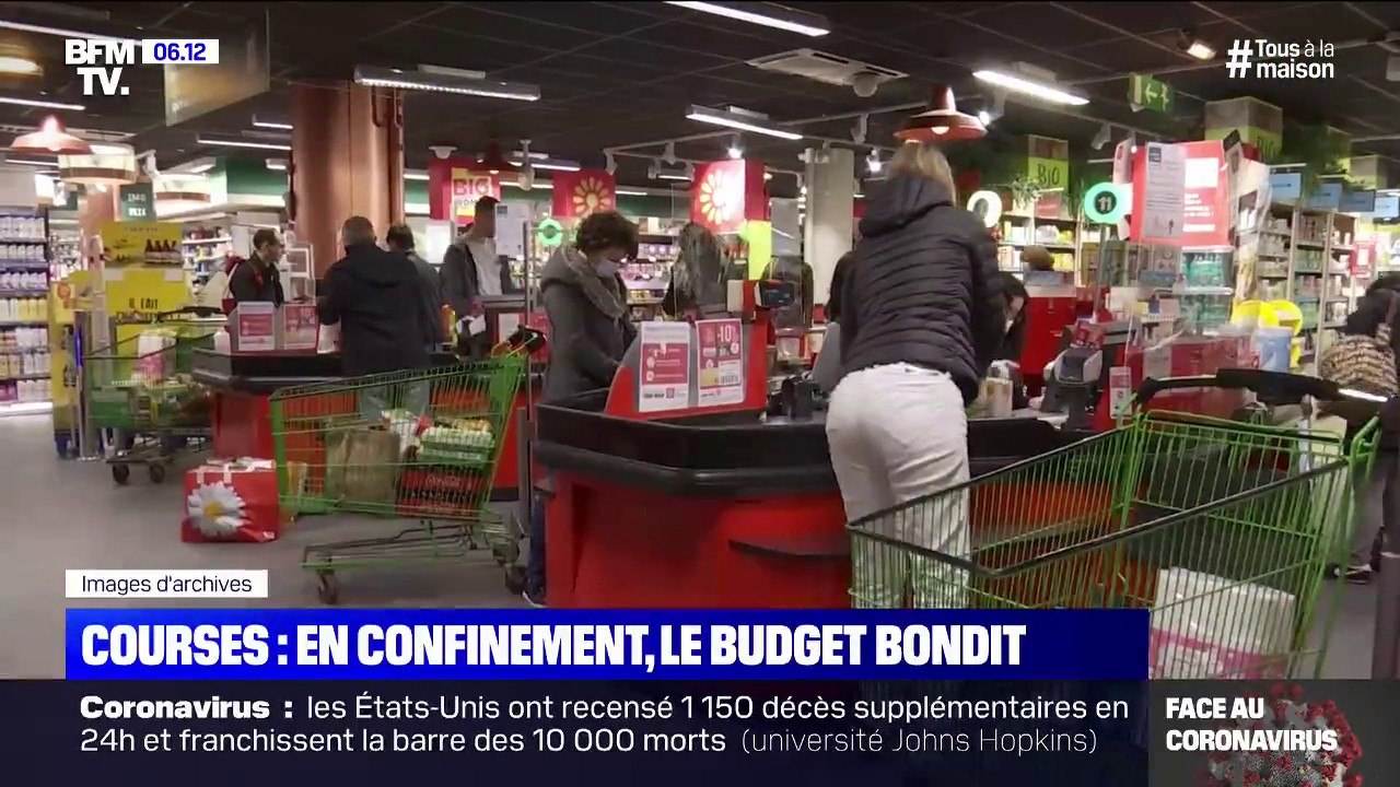 Le budget moyen des Français pour les courses explose depuis le début du confinement