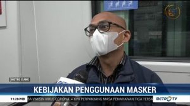 Pengguna LRT Jakarta Dukung Kebijakan Wajib Pakai Masker