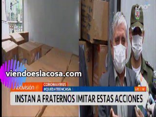 Arias : “Tanto aman al Señor del Gran Poder, es momento de ser solidarios”