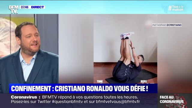 Saurez-vous relever le défi sportif de Cristiano Ronaldo pendant le confinement ?