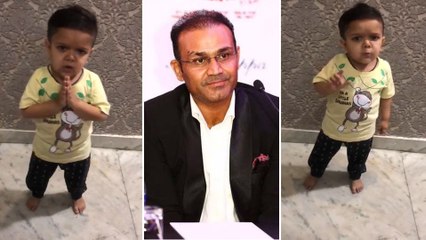 Virender Sehwag Shares An Important Message To People Through A Child