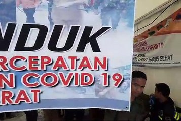 Warga Sumbang APD untuk Posko Gugus Tugas Covid-19 Tanjabbar