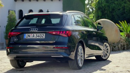 The new Audi A3 Sportback Design in Manhattan Grey