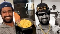 Vicky Kaushal Learns How To Flip Omelette After Failed Attempts