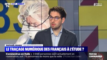 Coronavirus: le traçage numérique des Français à l'étude ?