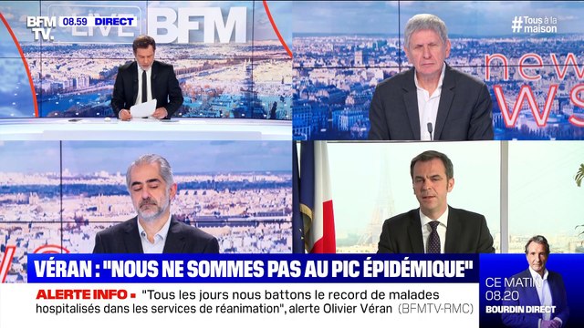 Véran : Nous ne sommes pas au pic épidémique - 07/04
