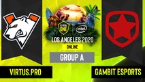 Dota2 - Virtus.pro vs. Gambit Esports - Game 2 - Group A - EUCIS - ESL One Los Angeles