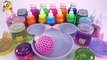 Dolls and Toys - Mixing All Colors Slime Smoothie with DISNEY MICKEY - Learn Colors Rainbow Slime for Kids
