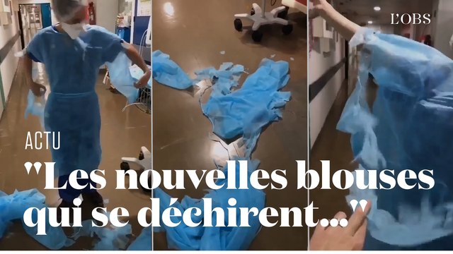 Covid-19 : à l'hôpital de la Timone à Marseille, ces blouses défectueuses suscitent l'indignation