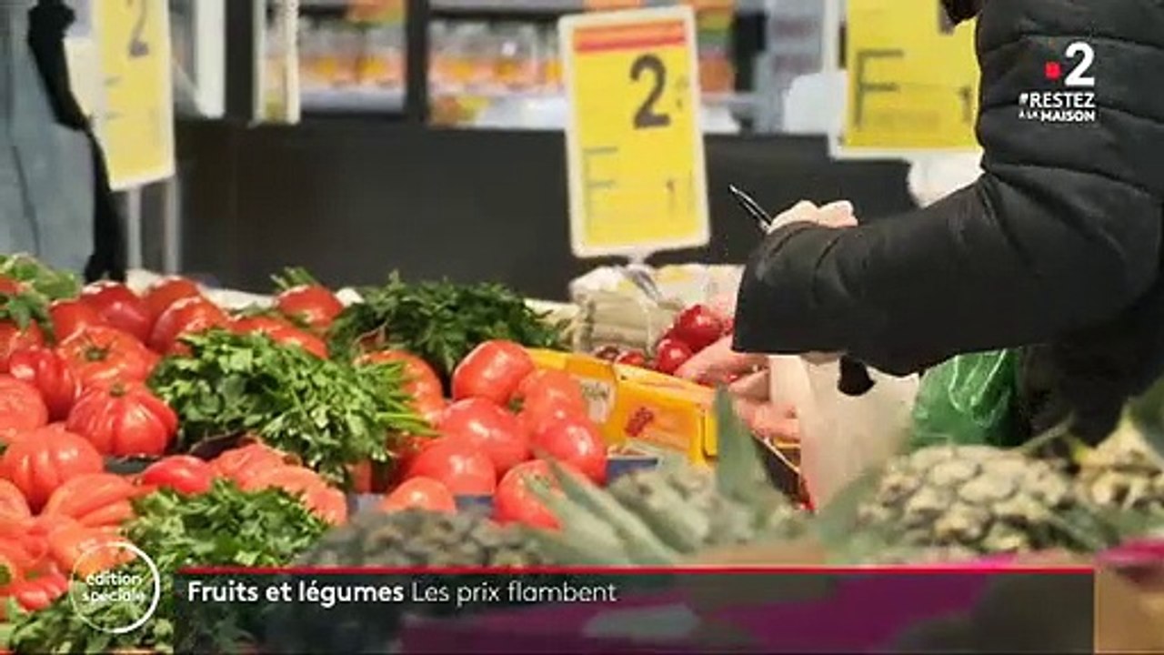 Coronavirus - Depuis le début du confinement, les prix des fruits et légumes ont augmenté dans les supermarchés - Découvrez pourquoi - VIDEO