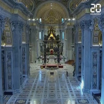 Coronavirus: Le pape célèbre la messe des Rameaux dans une basilique Saint-Pierre presque vide
