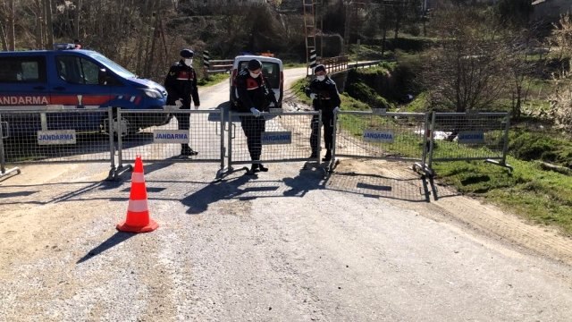Trakya'da koronavirüs karantinasına alınan ilk köy Kurudere Köyü oldu