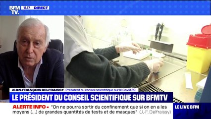 Jean-François Delfraissy: "On aura des données probablement fin avril" sur l'efficacité ou non de la chloroquine
