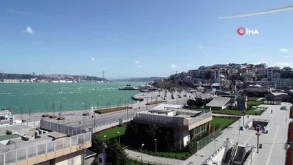 Koronavirüs nedeniyle Üsküdar Meydanı sessizliğe büründü
