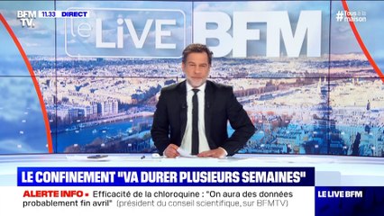 Le confinement "va durer plusieurs semaines" - 07/04