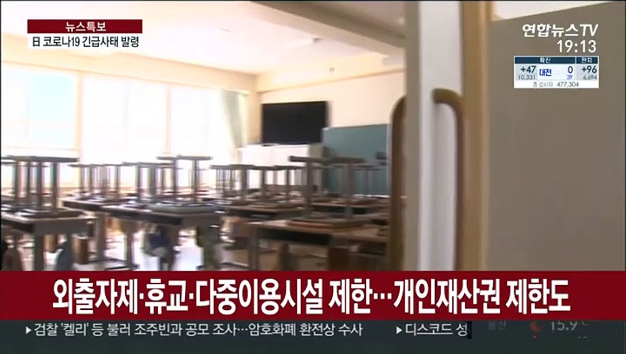日, 도쿄 등에 긴급사태 발령…1,200조원 경기부양책