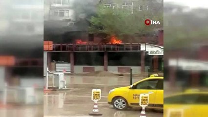 Erdek'te korkutan yangın