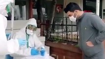 İzmir'de sokak ortasında yapılan Koronavirüs testine İl Sağlık Müdürlüğü'nden açıklama geldi