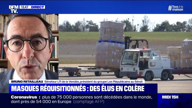 Bruno Retailleau (LR): L'État profite des commandes des collectivités pour réquisitionner des masques