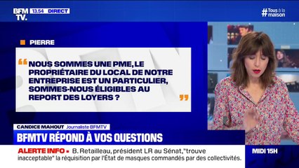 Nous sommes une PME, notre propriétaire est un particulier, sommes-nous éligibles au report des loyers?  BFMTV répond à vos questions