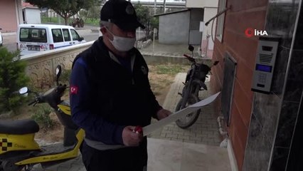 112'den resim malzemesi siparişi veren yaşlı ressam, ekiplere tablo hediye etmek istedi