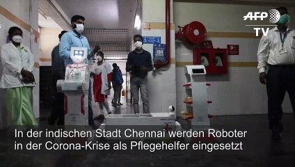 Keine Ansteckungsgefahr: Roboter pflegen Corona-Patienten
