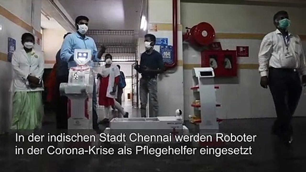 Keine Ansteckungsgefahr: Roboter pflegen Corona-Patienten
