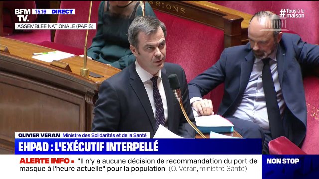 Olivier Véran: Le dépistage sera systématique, progressivement déployé sur le territoire pour les Ehpad