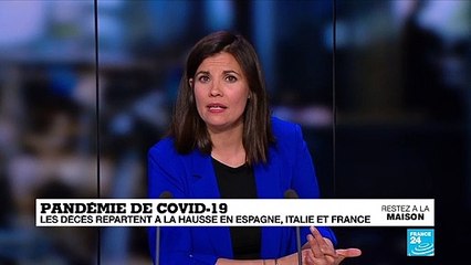 Pandémie de Covid-19 : Les décès repartent à la hausse en Espagne, en Italie et en France