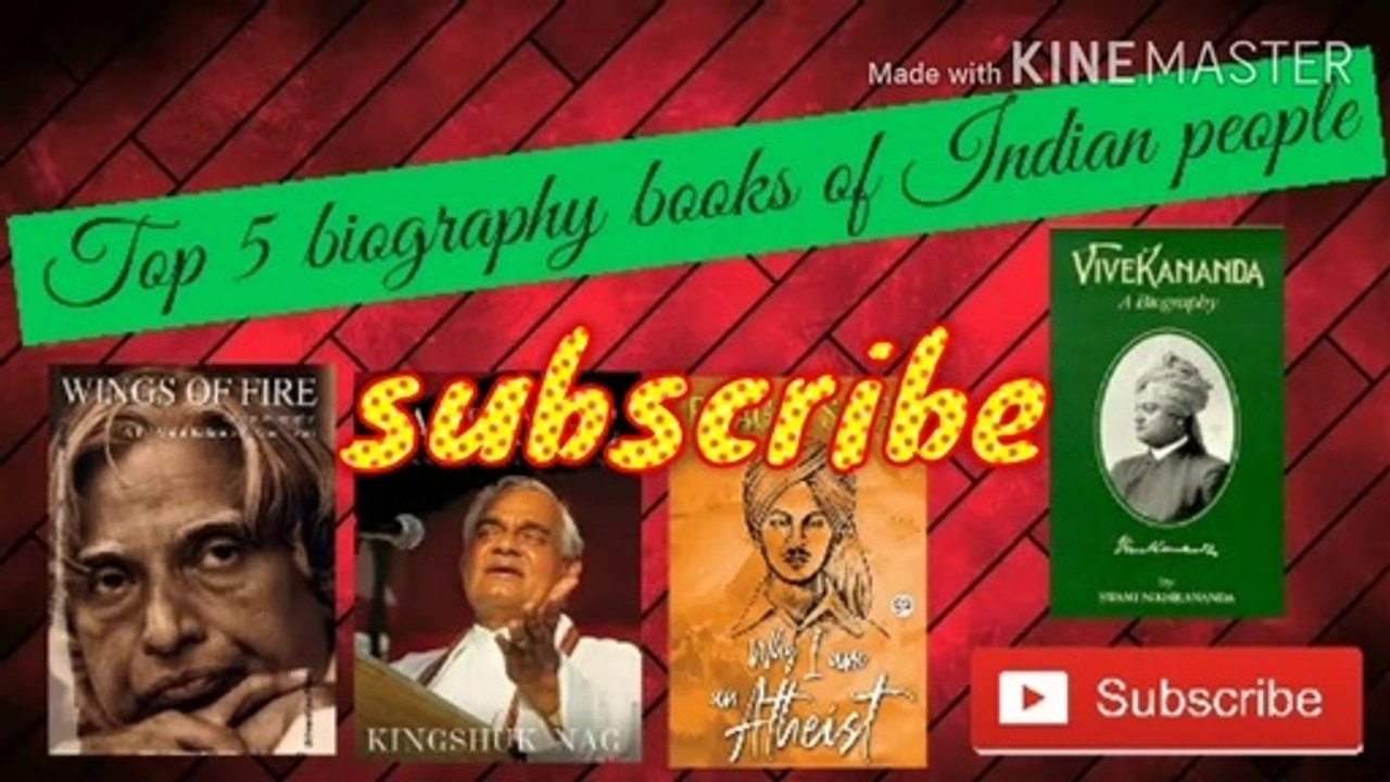 Top 5 biography books of Indian person_720p