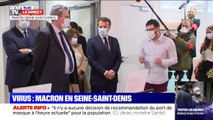 Emmanuel Macron est à Pantin en Seine-Saint-Denis, où il doit notamment rencontrer des soignants