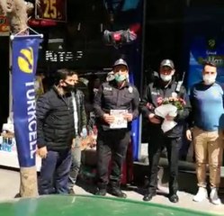 Kavga ihbarına giden polise sürpriz