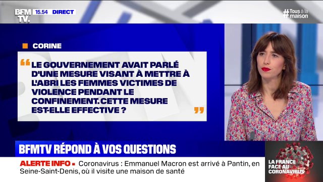 La mesure visant à mettre à l'abri les femmes victimes de violence pendant le confinement est-elle effective ? BFMTV répond à vos questions