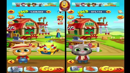 Talking Tom Gold Run Farmer Ginger Vs Frosty Tom