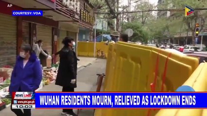 Wuhan residents mourn, relieved as lockdown ends