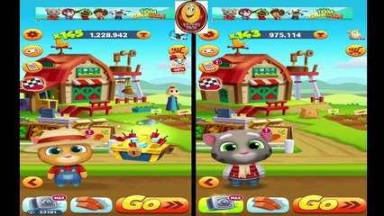 Talking Tom Gold Run Farmer Ginger Vs Frosty Tom