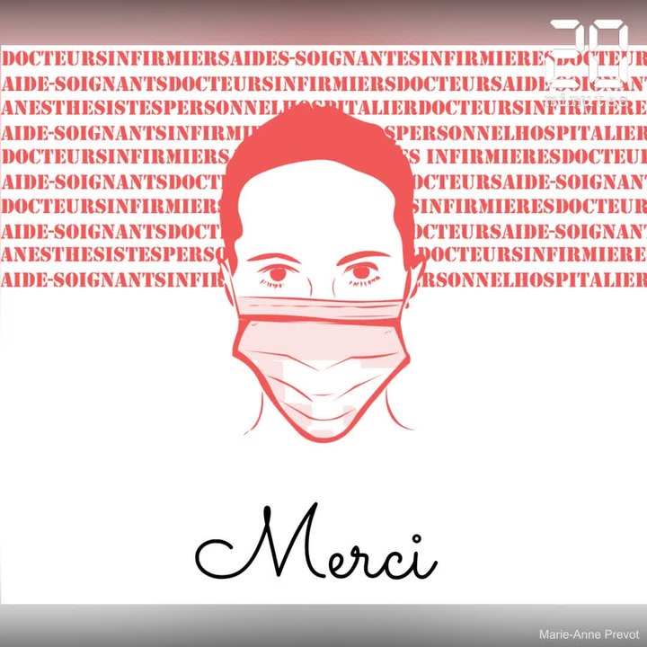 Coronavirus: #EnPremièreLigne, vos hommages aux métiers mobilisés