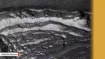 NASA Spacecraft Captures Martian Landscape With Exposed Ground Ice