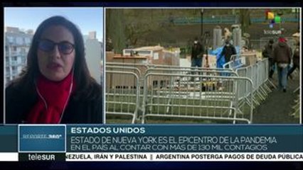 EEUU: NY lidera casos de contagios de COVID-19 a nivel nacional