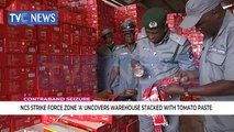 Customs strike force Zone A uncovers warehouse stacked with Tomato Paste