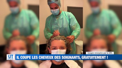 Ce coiffeur Stéphanois travaille gratuitement pour les soignants !