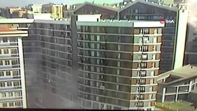 Esenyurt'ta doğalgaz patlaması kamerada