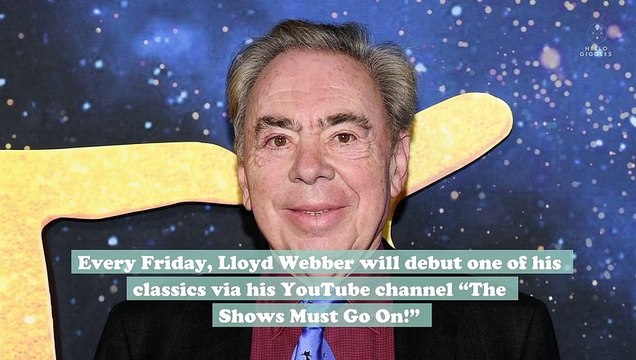 Andrew Lloyd Webber will live-stream his most famous musicals every Friday for your Broadway date night
