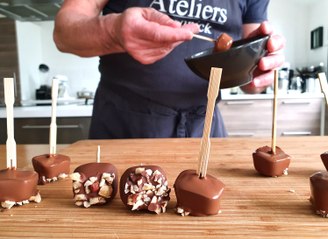 La recette des sucettes en chocolat