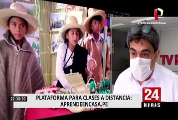 Iniciaron las clases virtuales para escolares a nivel nacional.