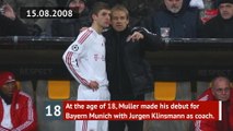 Thomas Muller's career timeline at Bayern Munich