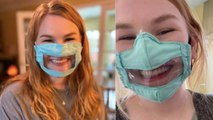 College Student Makes Masks For The Hearing Impaired