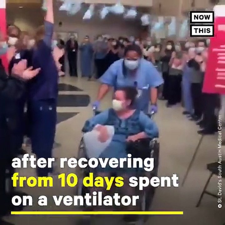 patient received the sweetest send-off after recovering from 10 days spent on a ventilator