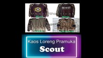 Kaos seragam pramuka scout Indonesia